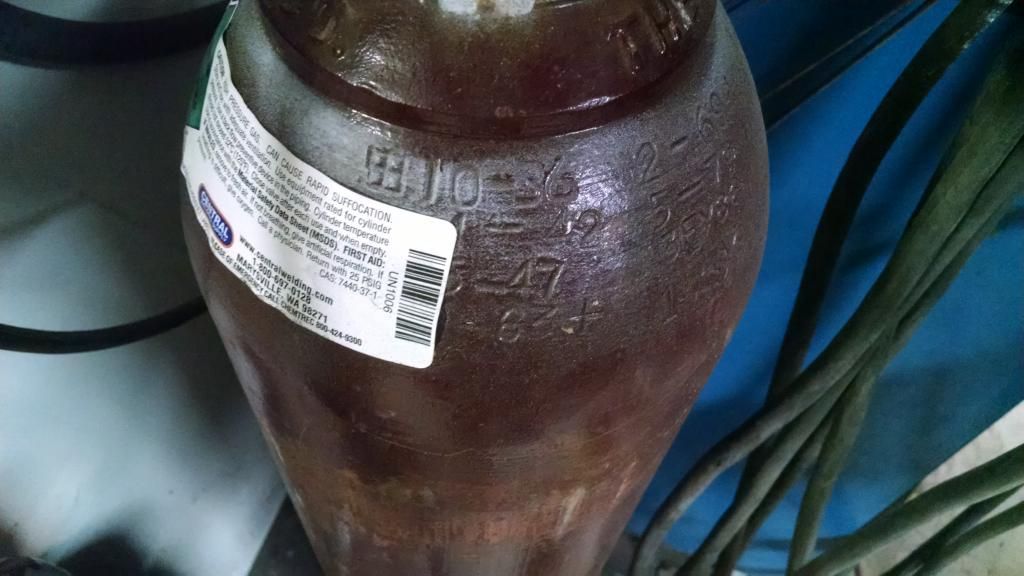 Gas Bottle Date Stamps